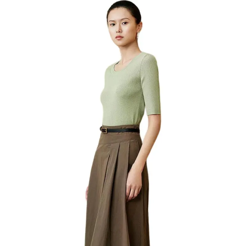 INSUN Knitwear Women's Grass Green-3