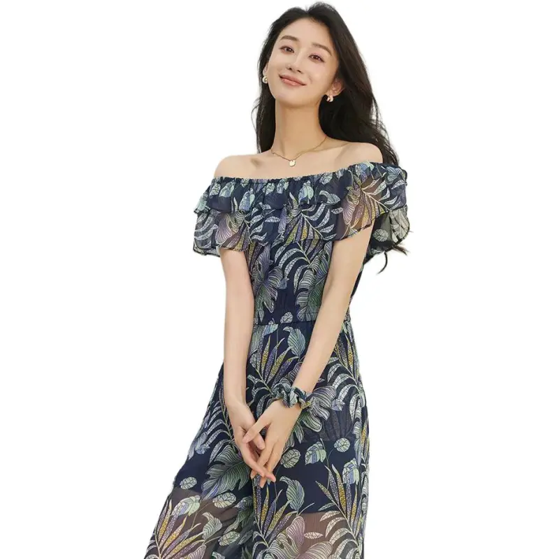 XIRAN Jumpsuits Women's Navy Blue-2