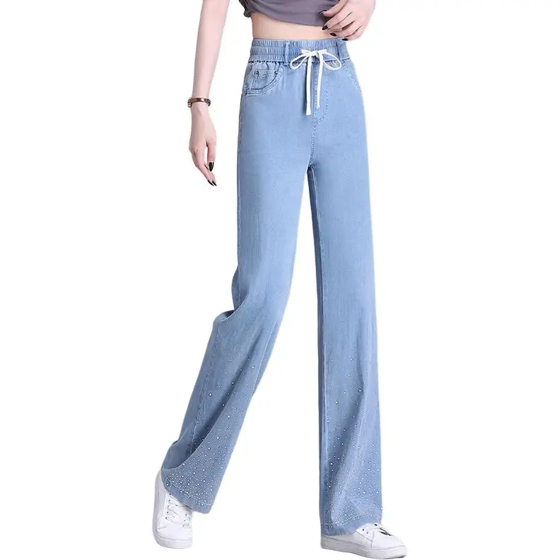 YIRANCHUN Jeans Women's Blue-3