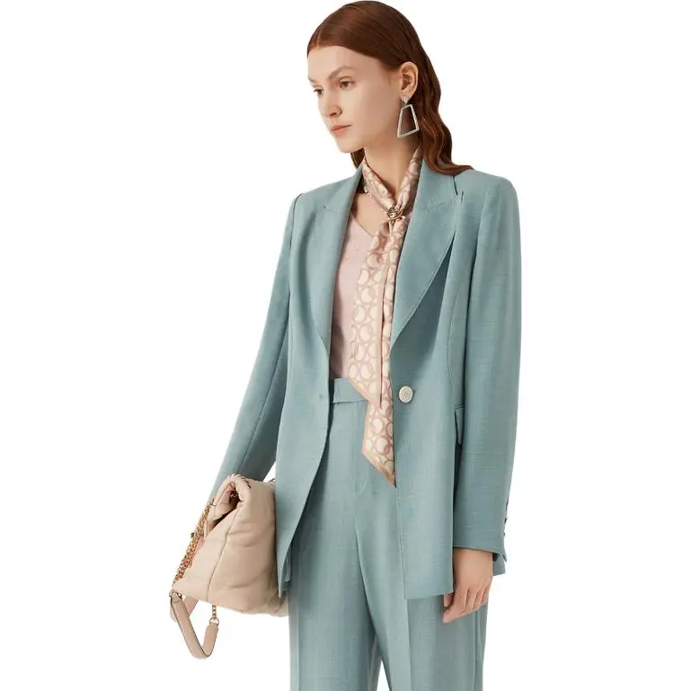 Anmani Business Suits Women's Dark Slight Green-3