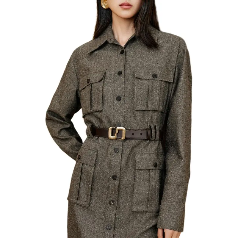 INSUN Long Sleeved Dress Women's-5