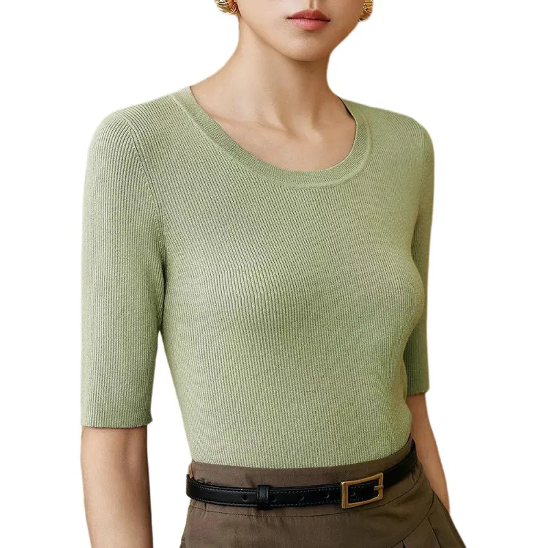 INSUN Knitwear Women's Grass Green-4