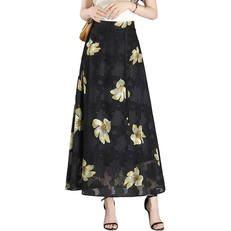 YIRANCHUN Casual Long Skirt Women's-3