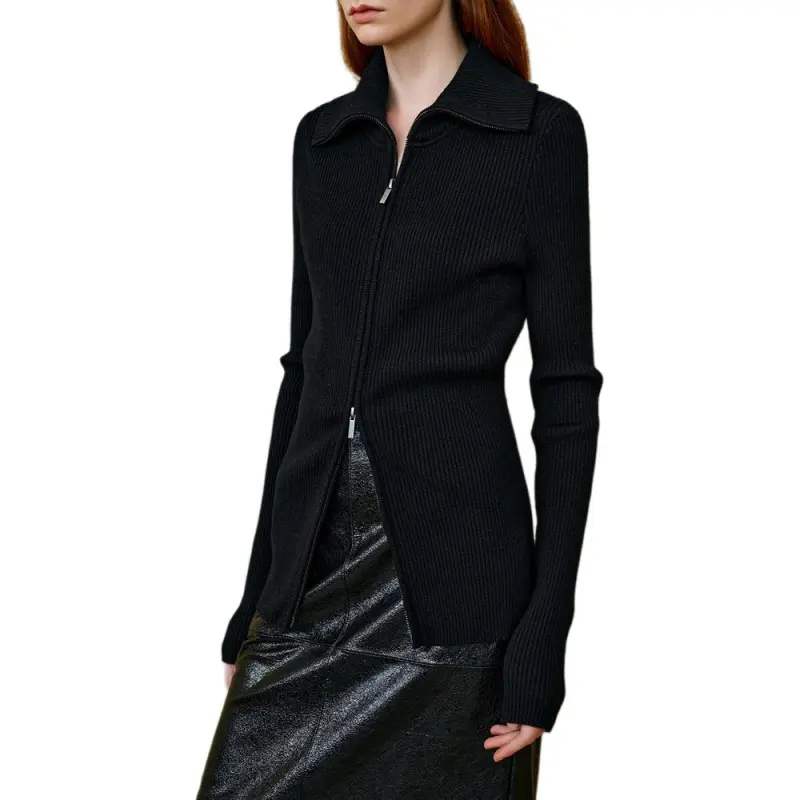 INSUN Cashmere Sweaters Women's Black-4