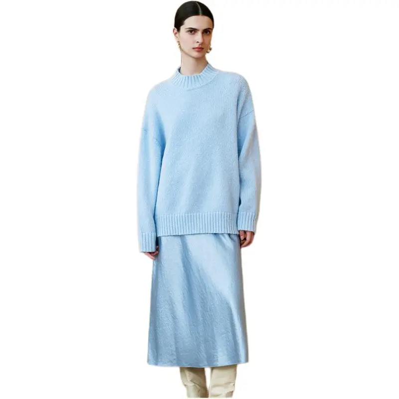 INSUN Knitwear Women's Light Blue-2