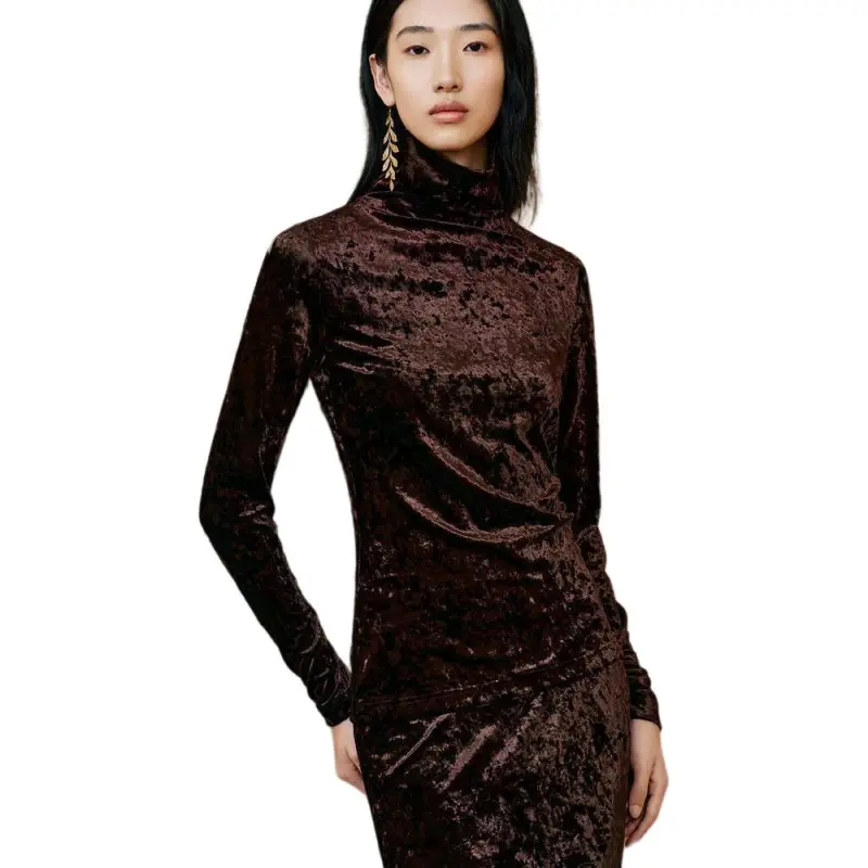INSUN Sweatshirts Women's Burgundy-5