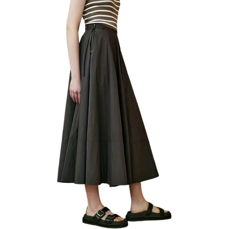 INSUN Casual Long Skirt Women's-5