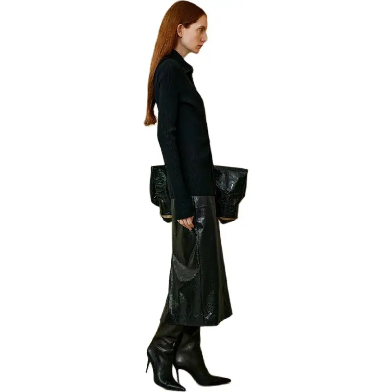 INSUN Cashmere Sweaters Women's Black-5