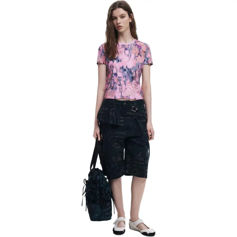 Desigual T Shirts Women's Foundation With Pattern-1