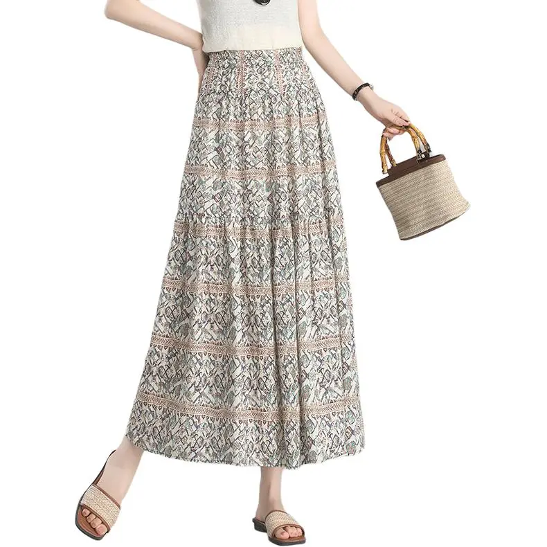 YIRANCHUN Casual Long Skirt Women's-1