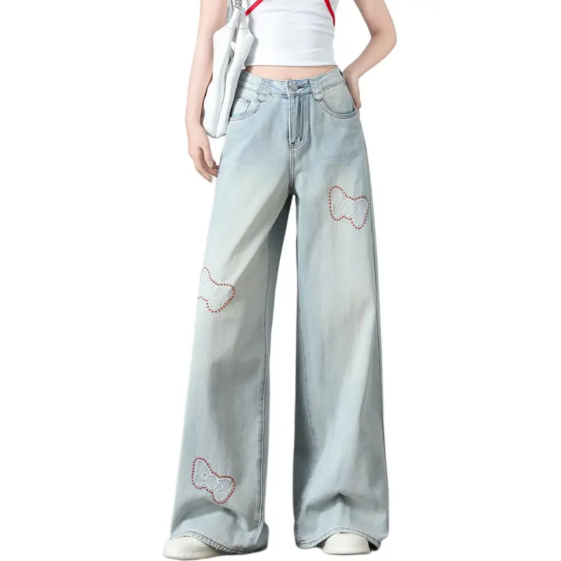  CHOCOOLATE Jeans Women's Light Blue-2
