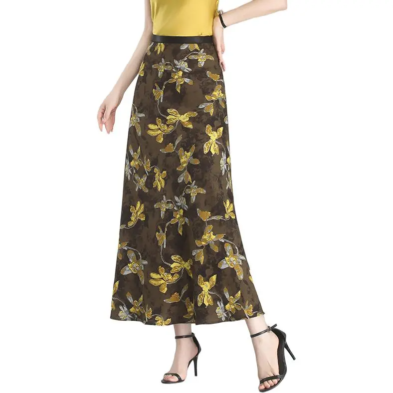 YIRANCHUN Casual Long Skirt Women's-4