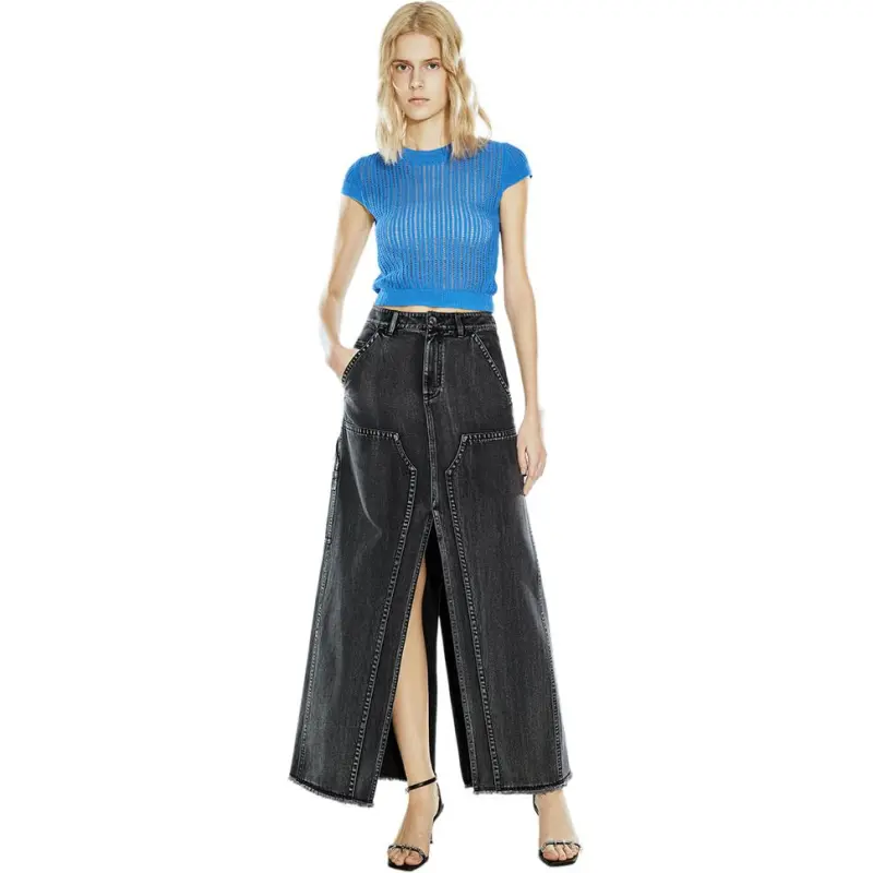 COVERINS Casual Long Skirt Women's-4