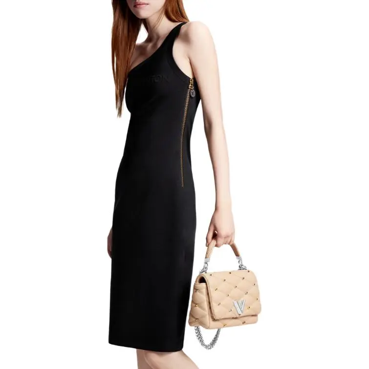 LOUIS VUITTON SS24 Sleeveless Dress Women's Black-3