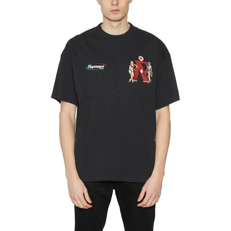 REPRESENT T Shirts Men Black-2