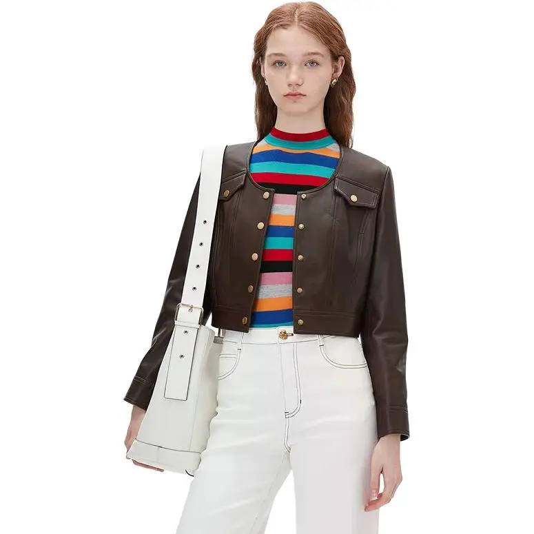Caroline Leather Jacket Women's-4