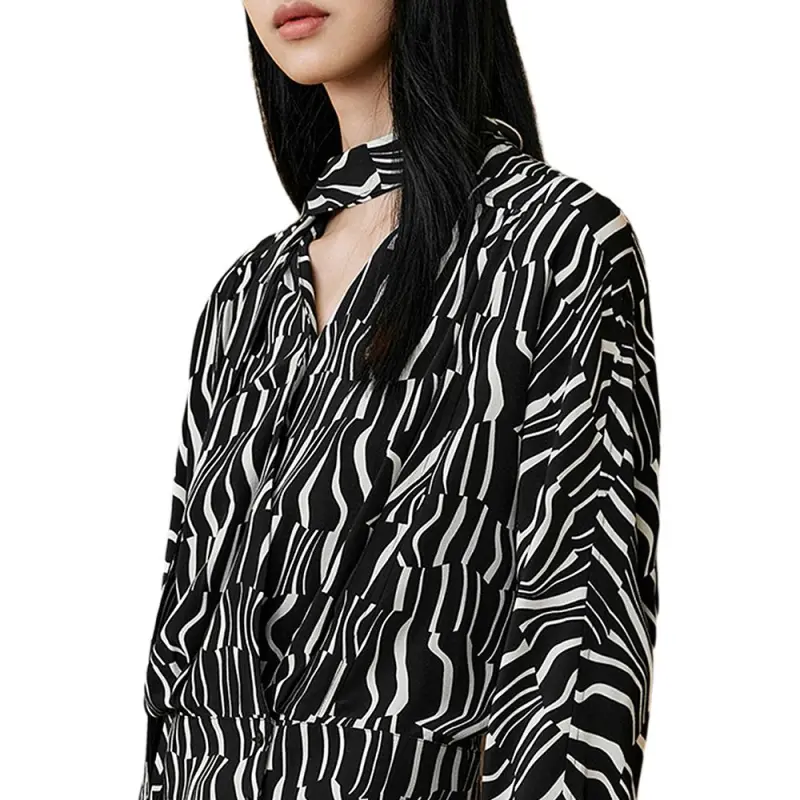 INSUN Shirts Women's Black-1