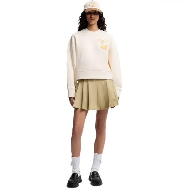 Moncler Sweatshirts Women's Ivory White-1