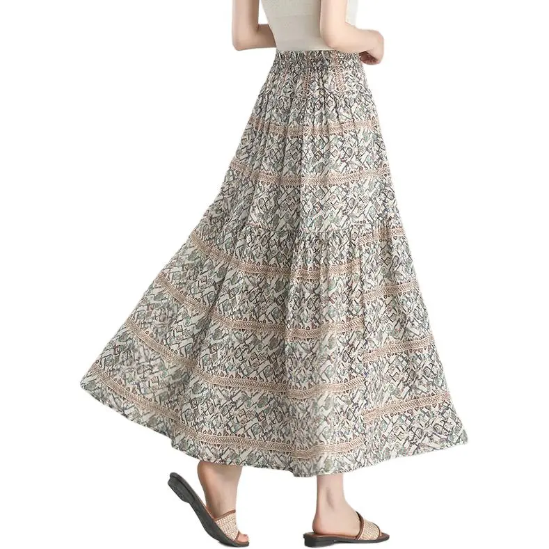 YIRANCHUN Casual Long Skirt Women's-3