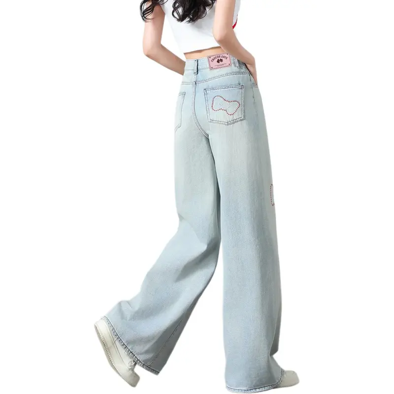  CHOCOOLATE Jeans Women's Light Blue-4