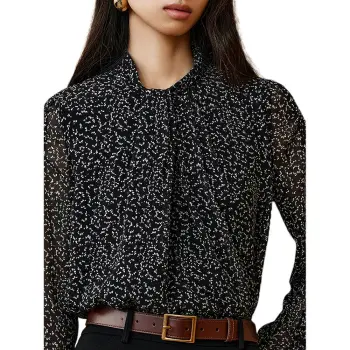 INSUN Shirts Women's Black