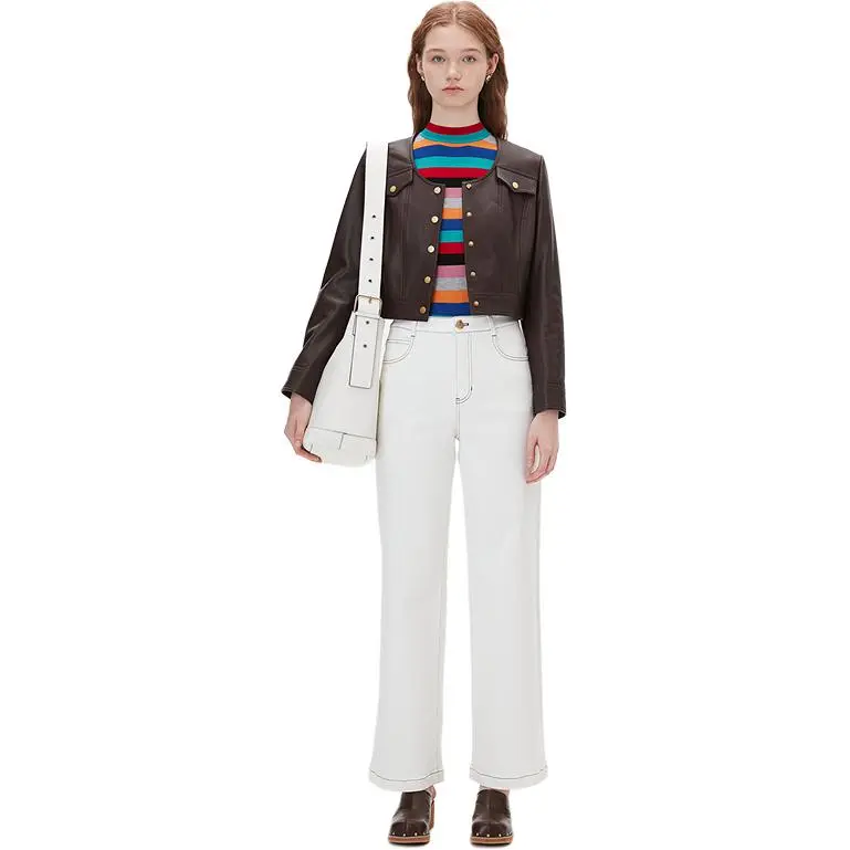 Caroline Leather Jacket Women's-5