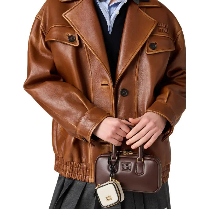 MIU MIU Button Up Padded Jacket-2