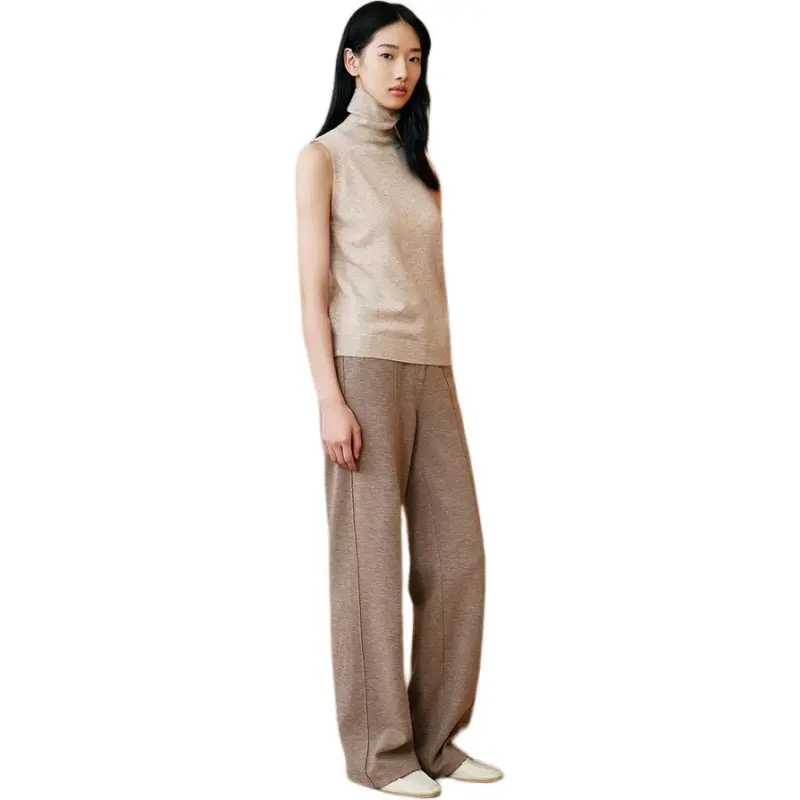 INSUN Cashmere Sweaters Women's Apricot-3
