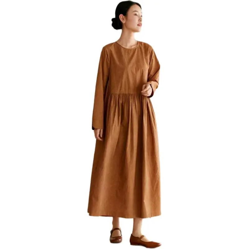 JIXIANGYUER Long Sleeved Dress Women's-2