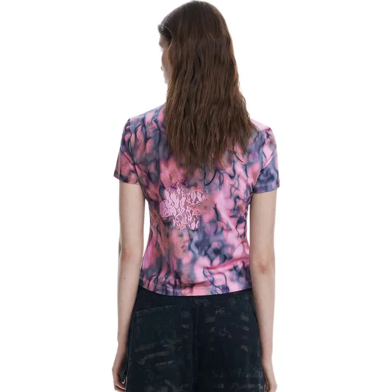 Desigual T Shirts Women's Foundation With Pattern-3