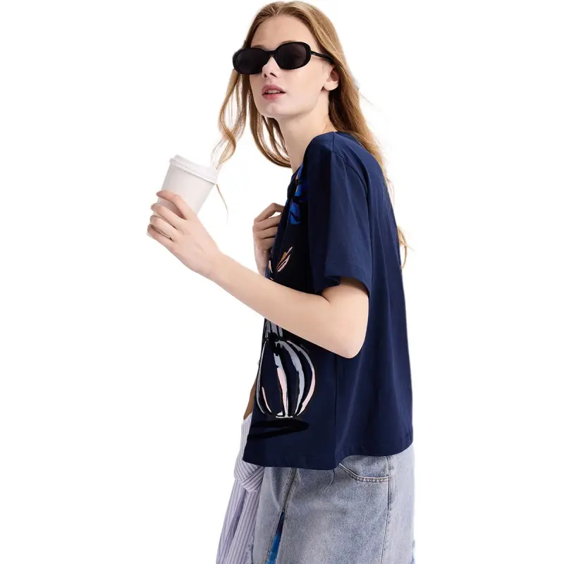Desigual Regular T Shirt Unisex-5