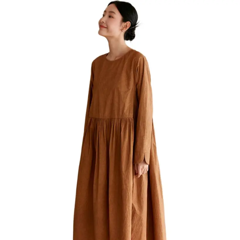 JIXIANGYUER Long Sleeved Dress Women's-4