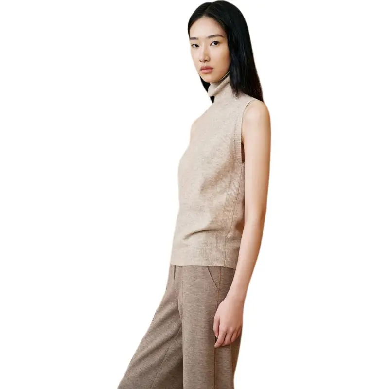 INSUN Cashmere Sweaters Women's Apricot-4