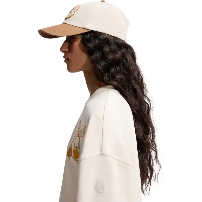 Moncler Sweatshirts Women's Ivory White-4