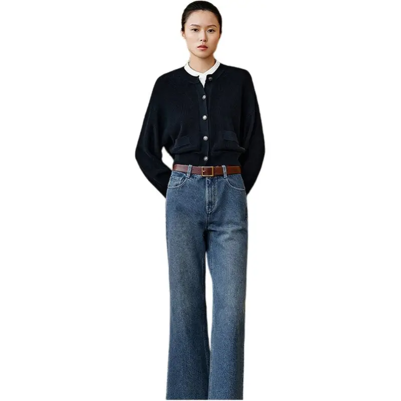 INSUN Casual Pants Women's Slate Blue-1
