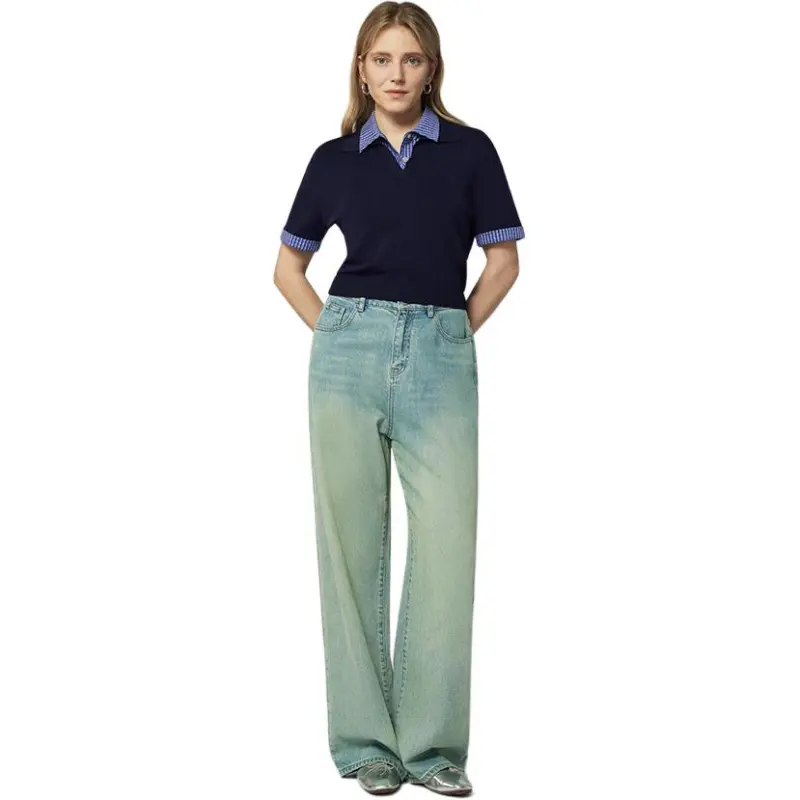 THE SEA LIFE Jeans Women's Vintage Blue-4