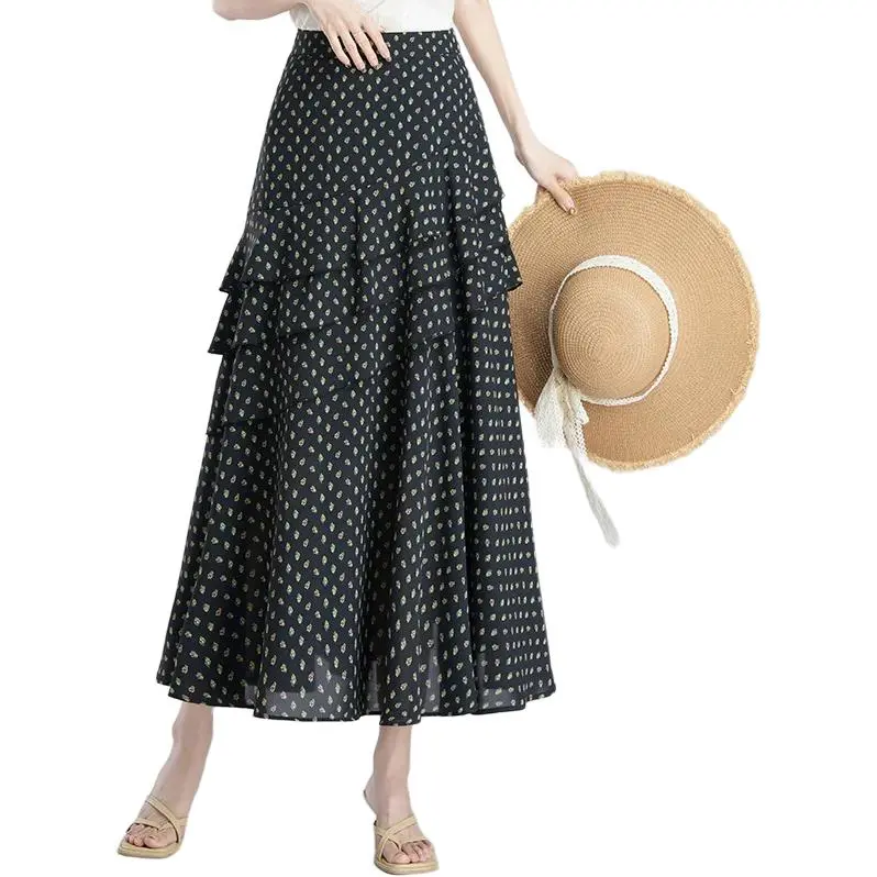YIRANCHUN Casual Long Skirt Women's-4
