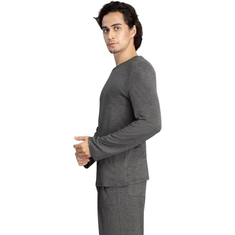 MANITO Men Pajama Tops-3