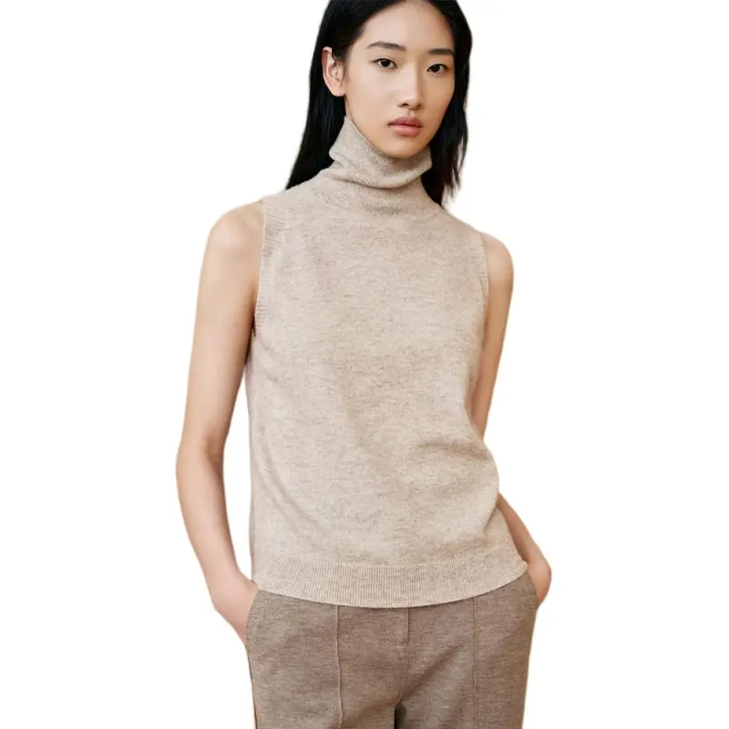 INSUN Cashmere Sweaters Women's Apricot-5