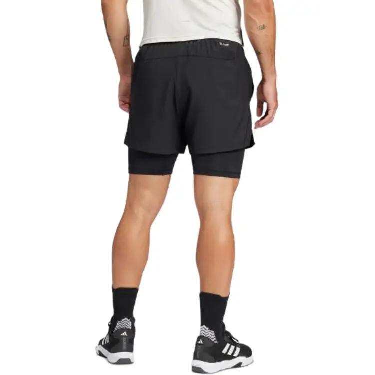 Adidas Free Shipping With AdiClub Gym+ 2 in 1 Shorts-2