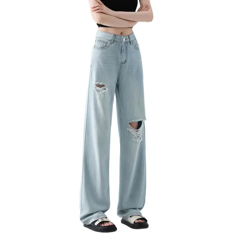 CCAABB Jeans Women's BLX/Light Blue-4