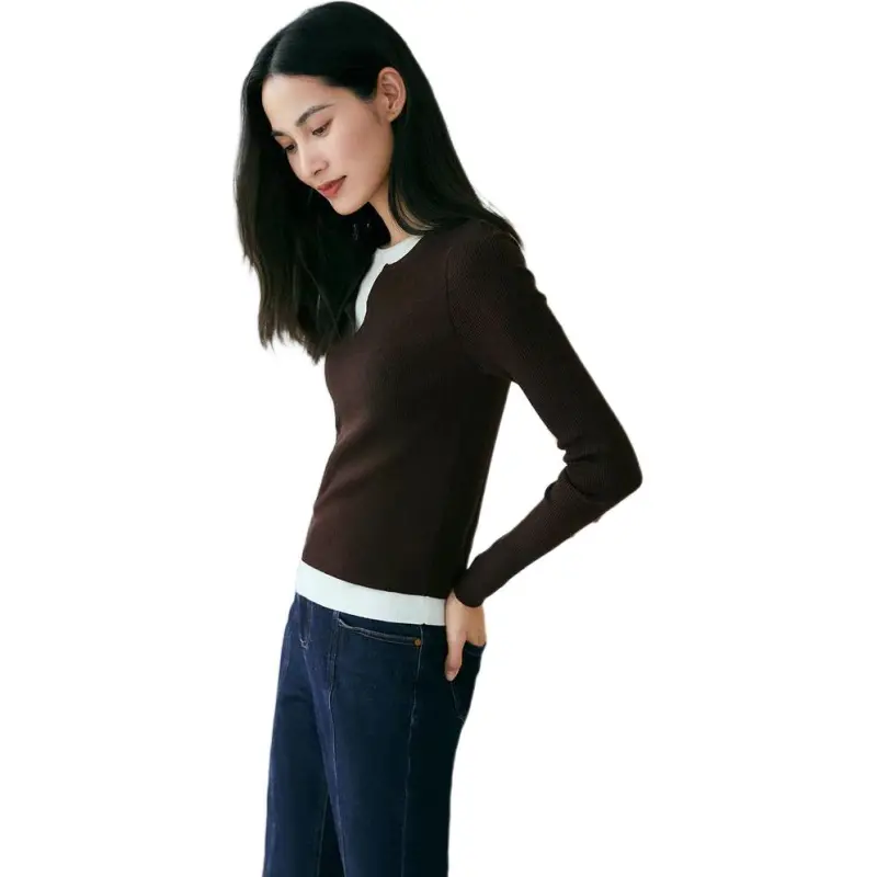 INSUN Sweaters Women's Coffee-1