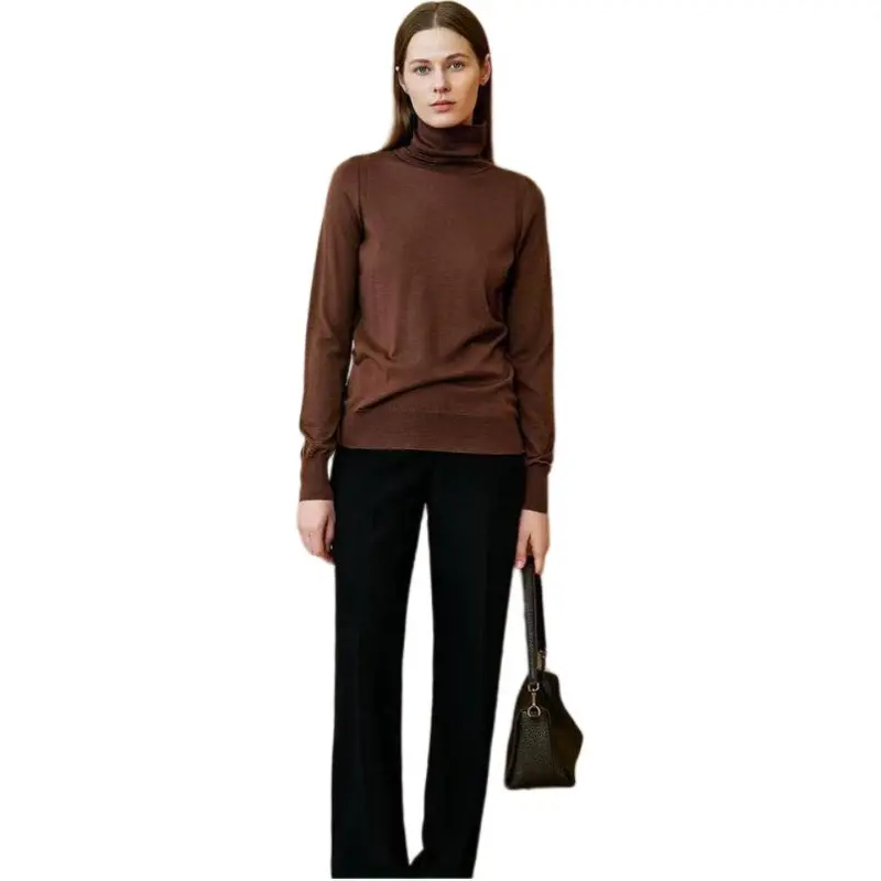 INSUN Knitwear Women's Camel-1