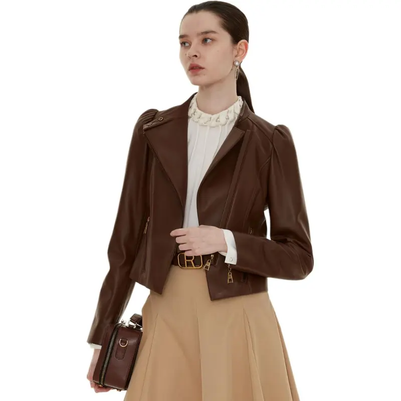 Caroline Leather Jacket Women's-4