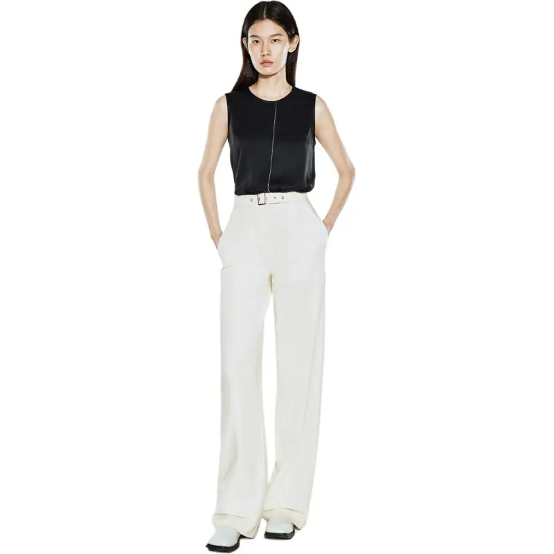 COVERINS Casual Pants Women's White-1