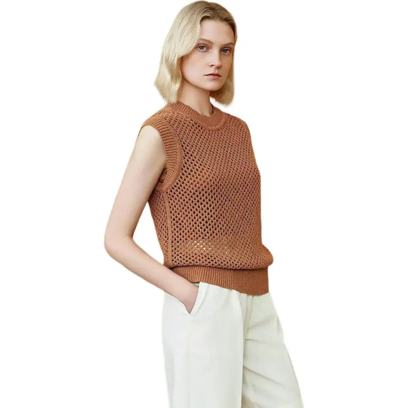 INSUN Knitwear Women's Begonia Orange-5