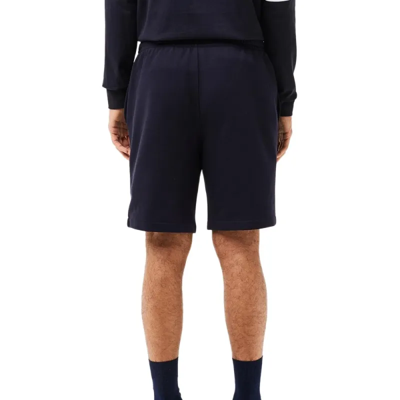 LACOSTE Logo print Organic Cotton Shorts-2