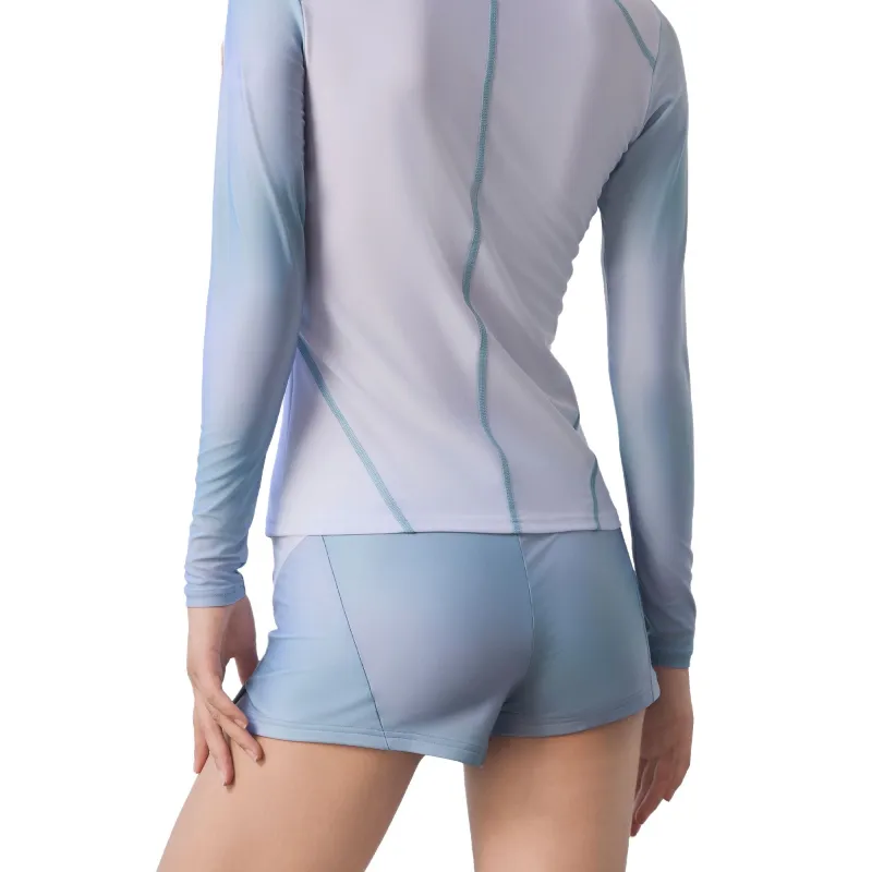 Speedo Swimming Shorts Women's Aqua Blue-5