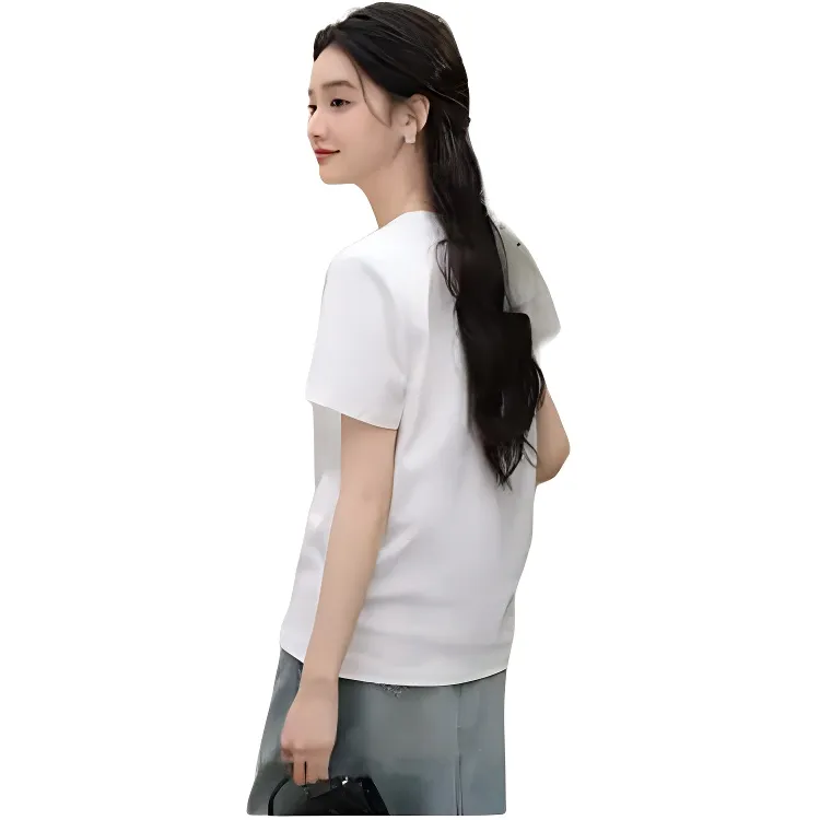 Alxnan T Shirts Women's Ecru-1