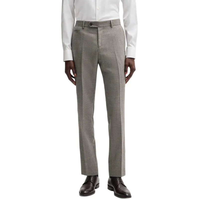 HUGO BOSS FW24 Casual Pants Men's Gray-1